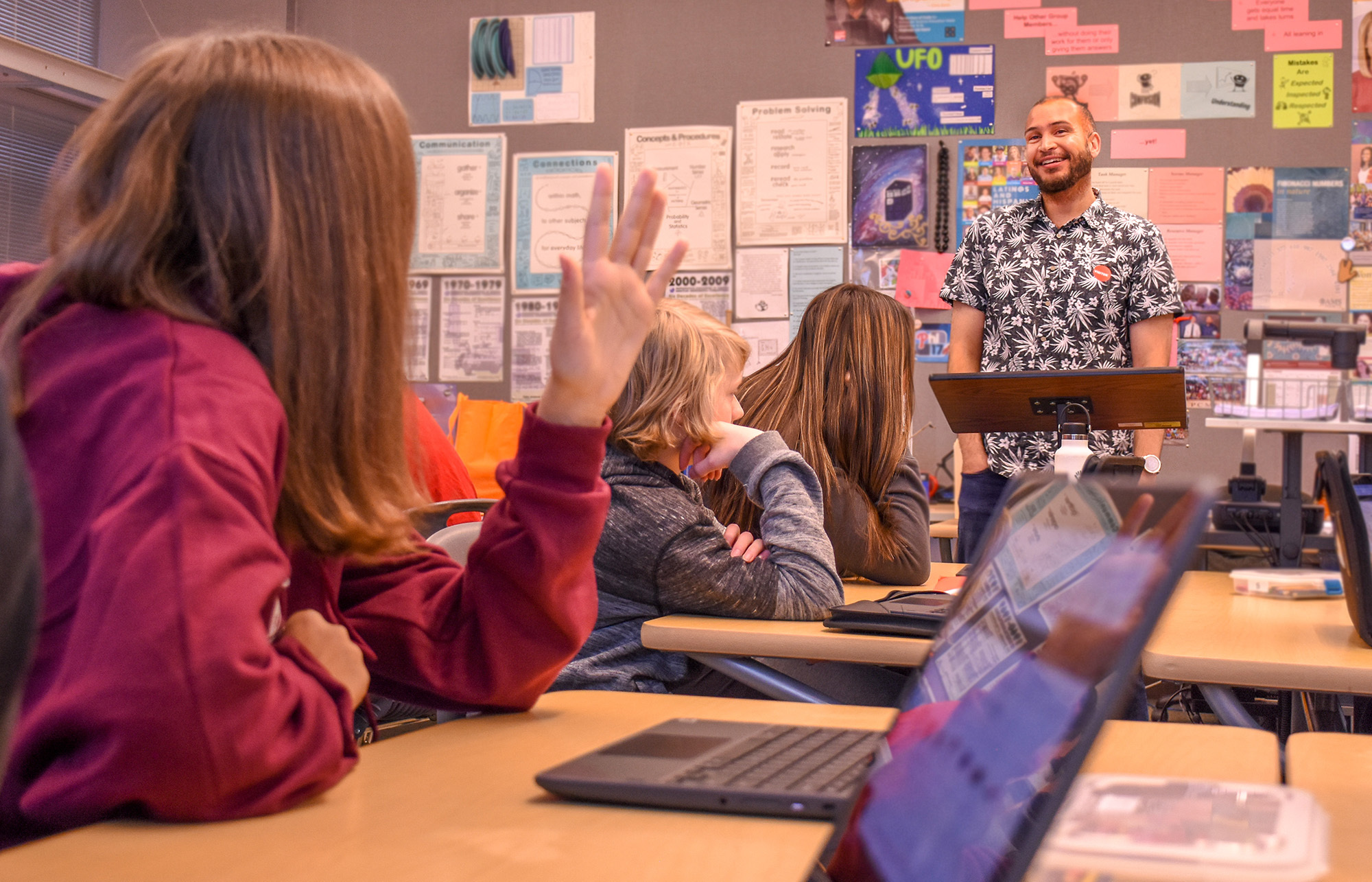 Students participating in Amazon Future Engineer program 