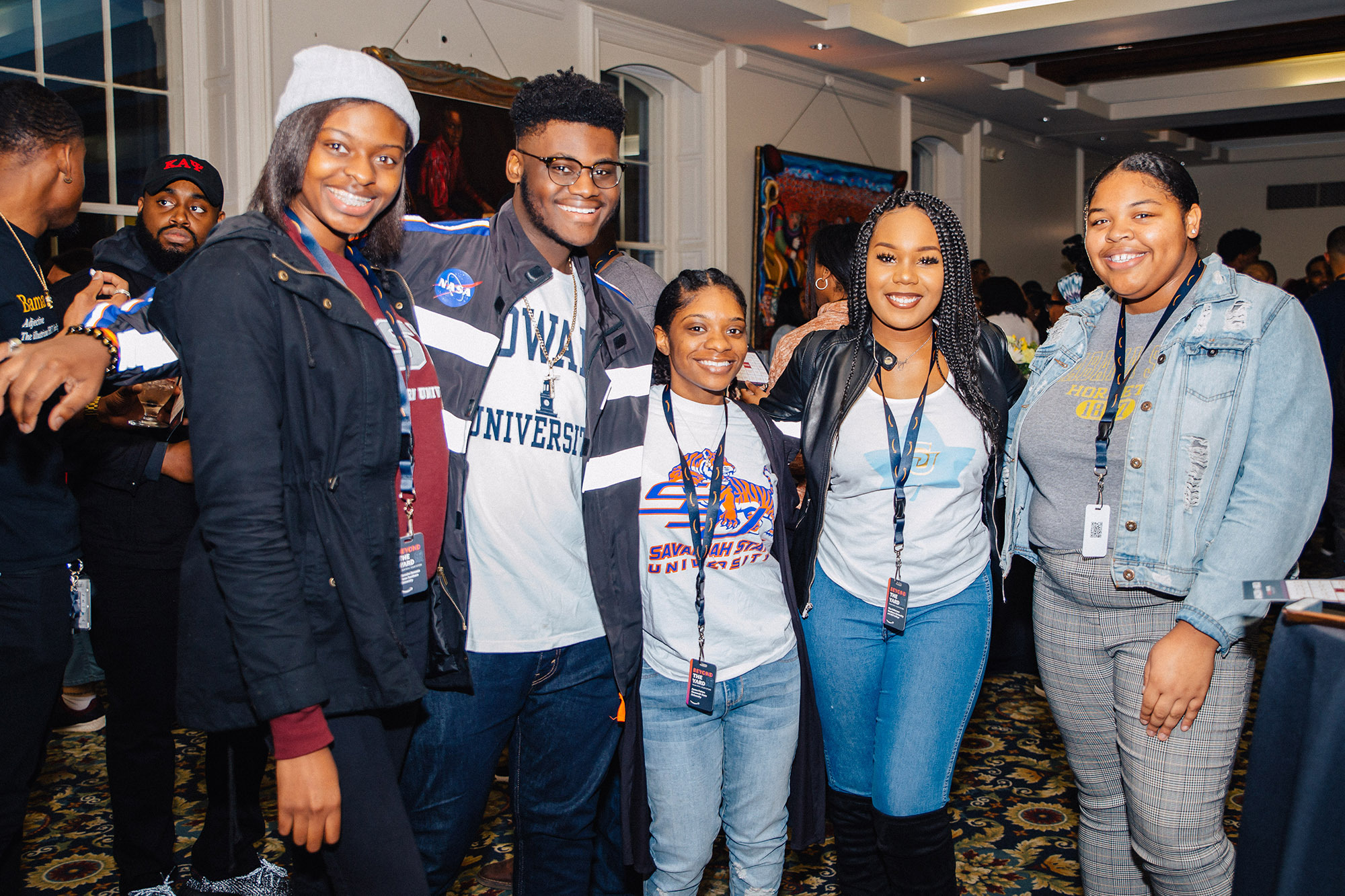 HBCU students at Amazon's "Beyond the yard" event 